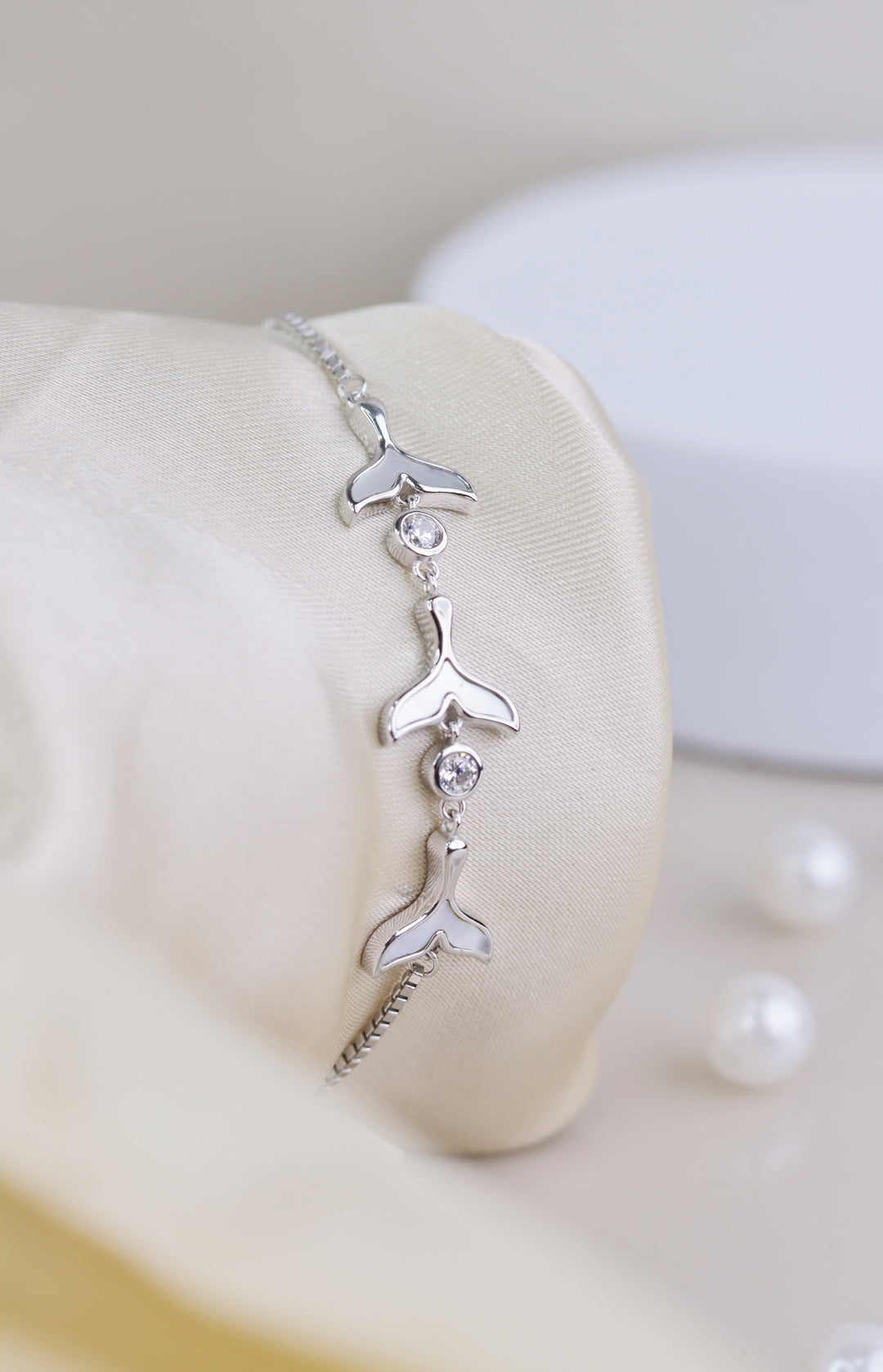 Triple Fish Tail 925 Sterling Silver Bracelet