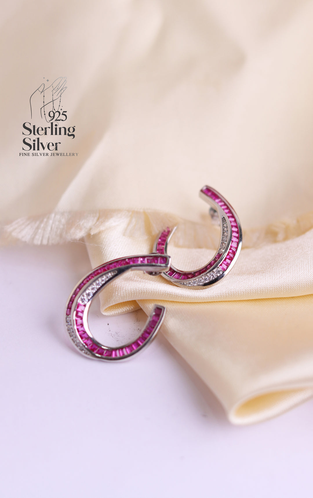 Radiant 925 Sterling Silver Earrings