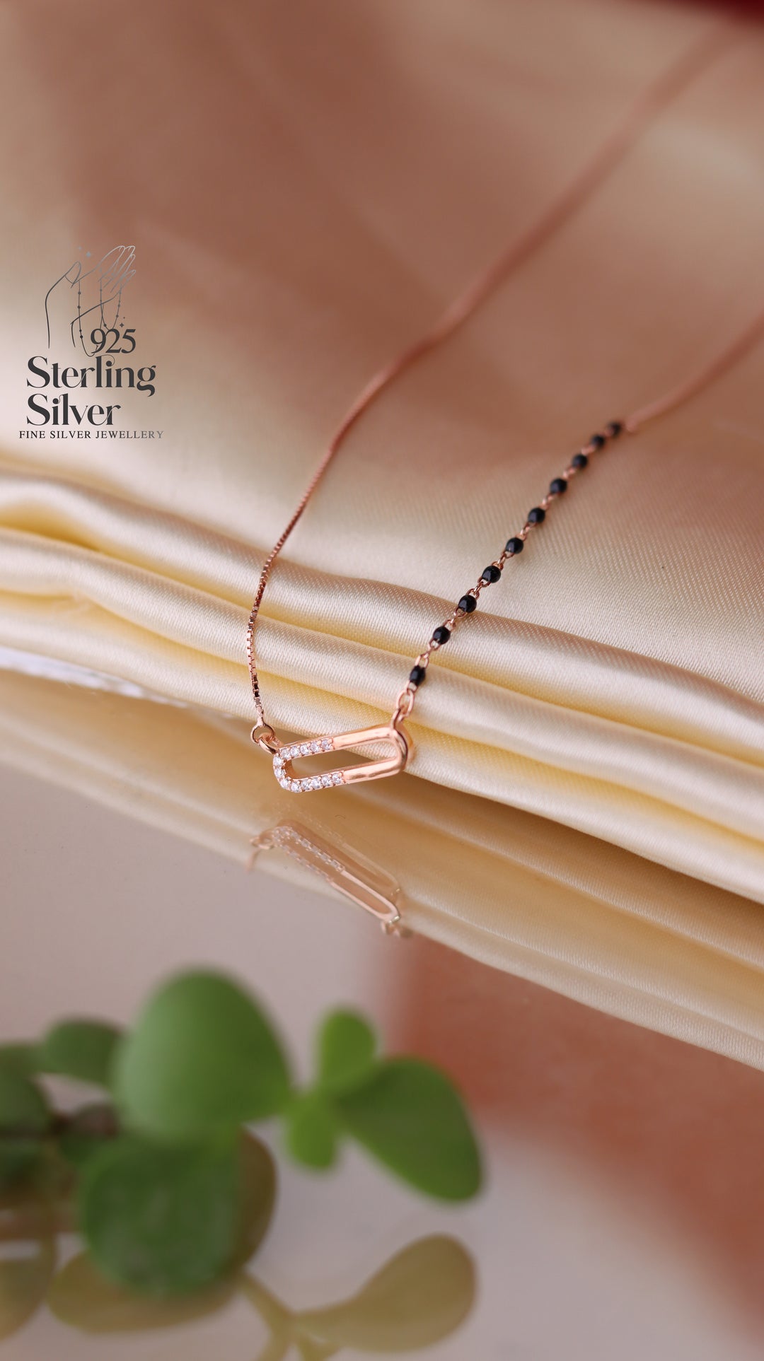 Exquisite 925 Sterling Silver Mangalsutra