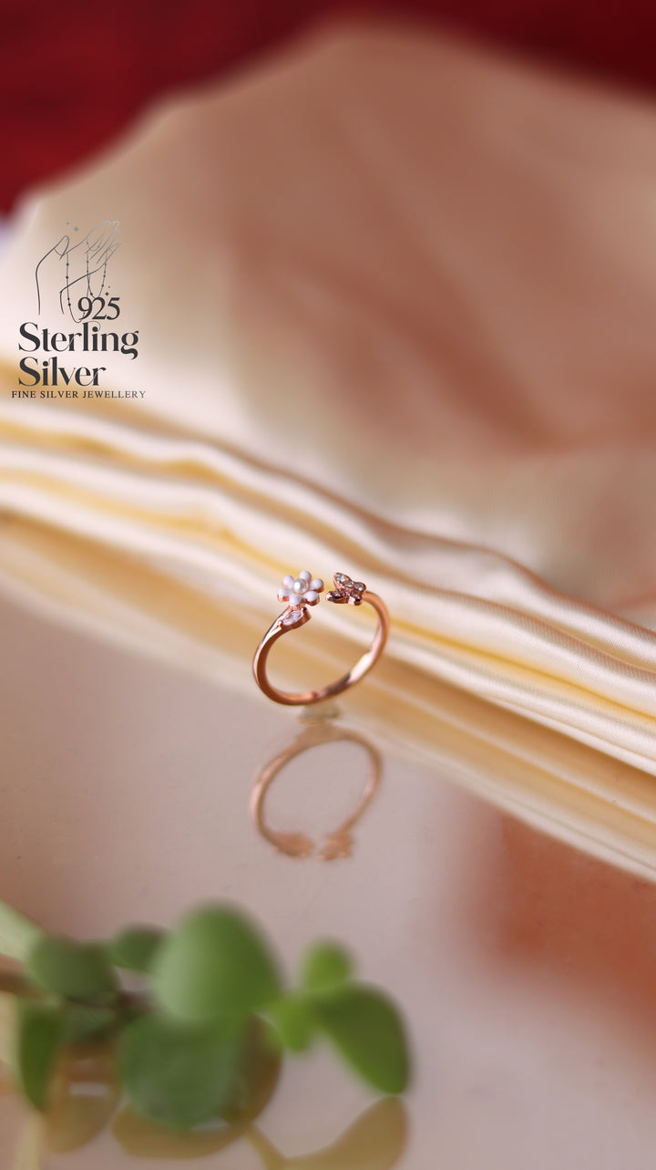 Blooming 925 Sterling Silver Women Ring