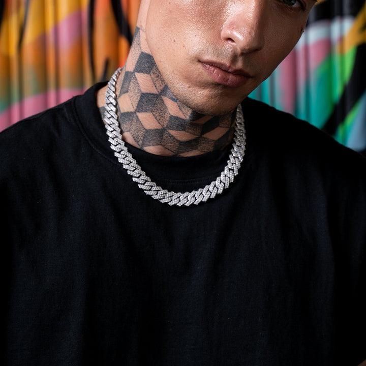 Freezy Cuban 925 Sterling Silver Linkage Chain