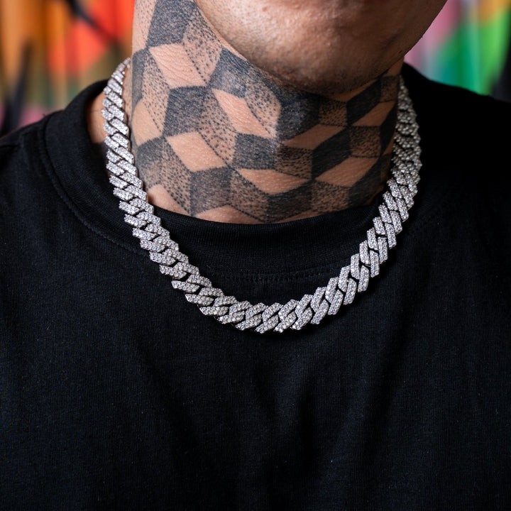 Freezy Cuban 925 Sterling Silver Linkage Chain
