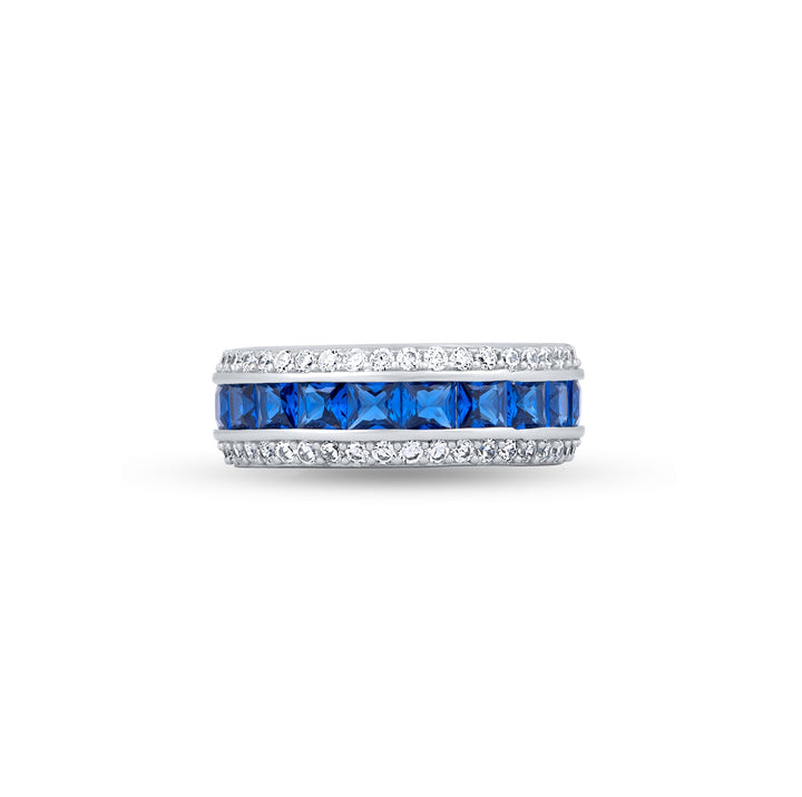 Indigo 925 Sterling Silver Band Ring