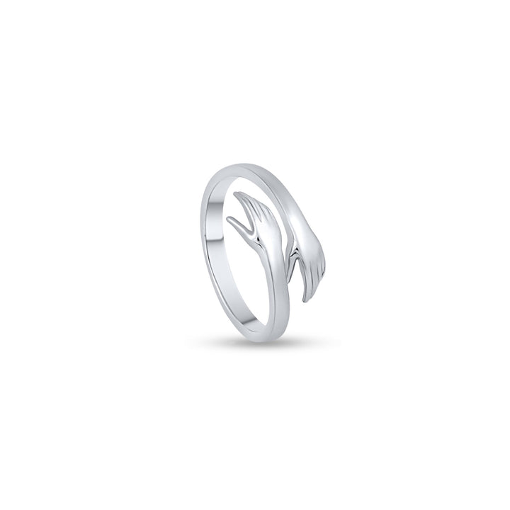 Hug 925 Sterling Silver Ring