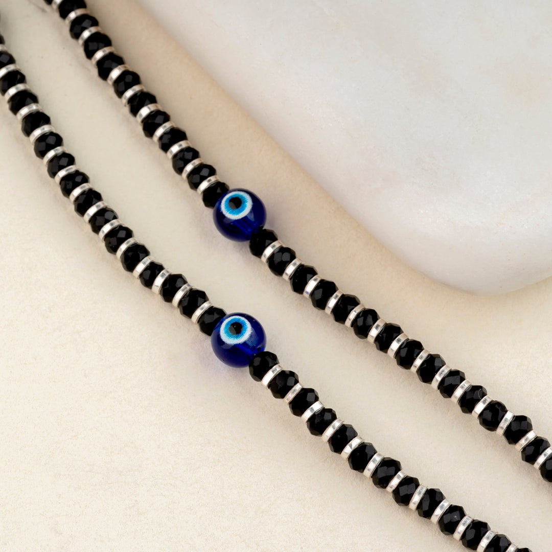 Evil Eye Beads 925 Sterling Silver Nazariya for Kids