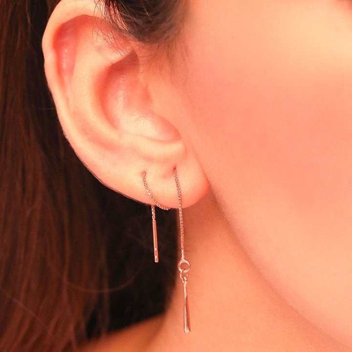 Sui Dhaga 925 Sterling Silver Women Earrings
