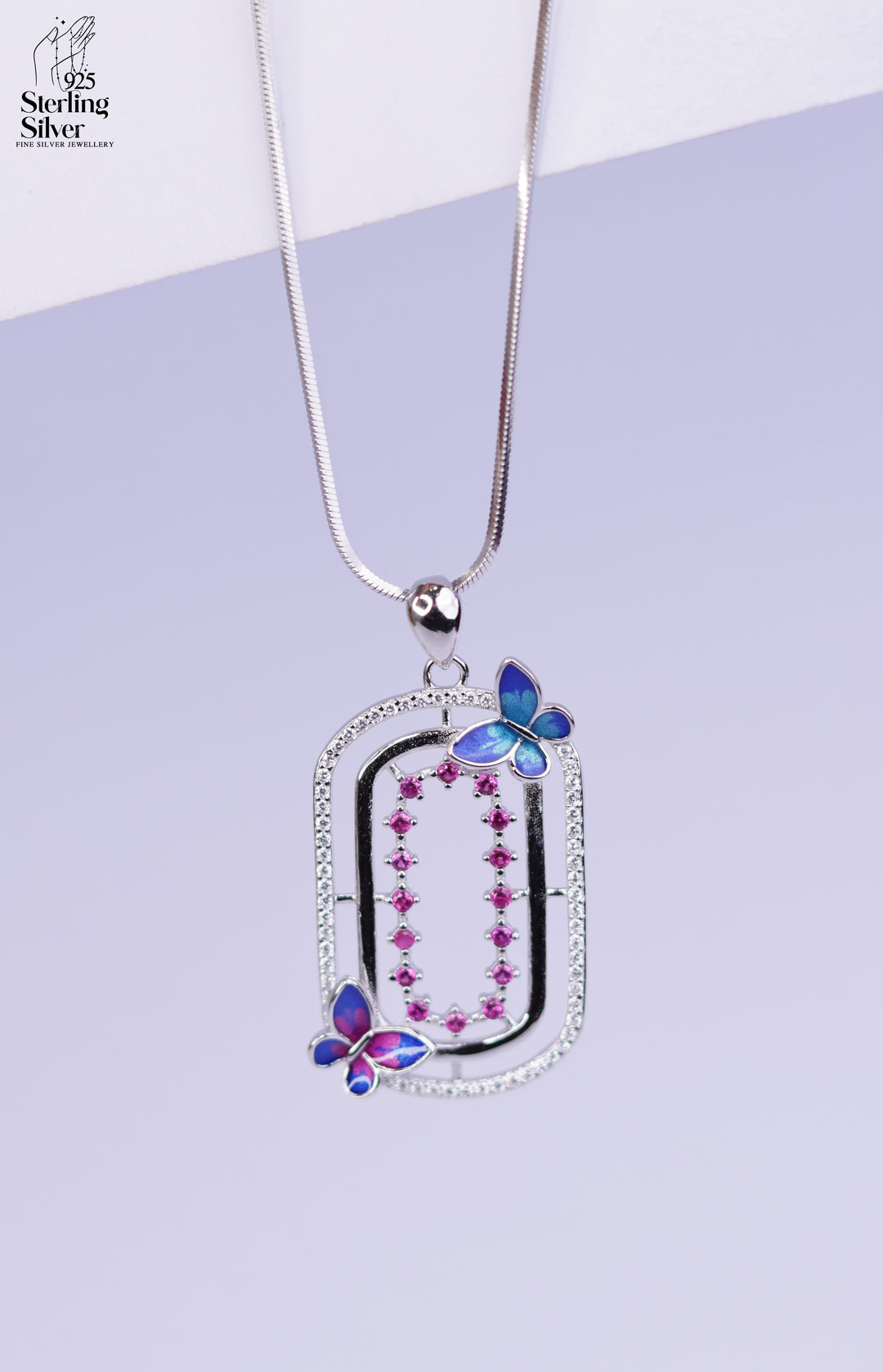 Amour 925 Sterling Silver Pendant Set