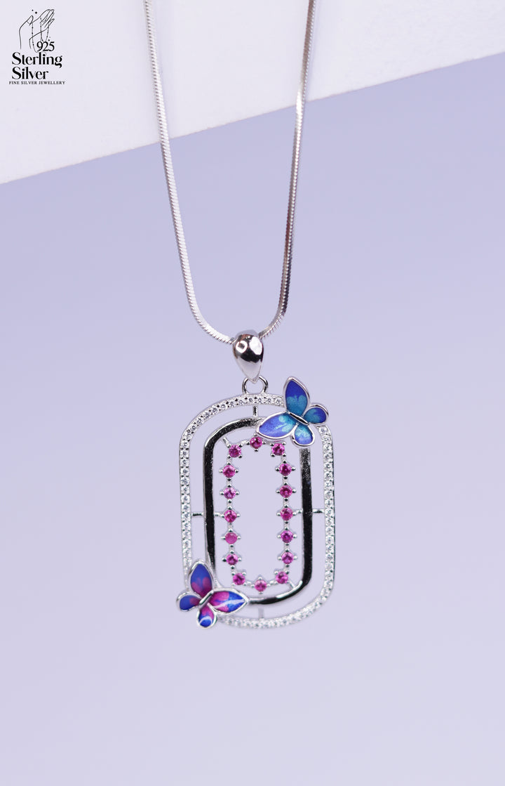 Amour 925 Sterling Silver Pendant Set