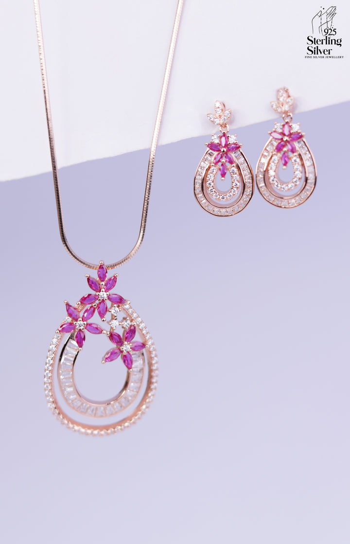 Gleam 925 Sterling Silver Pendant Set