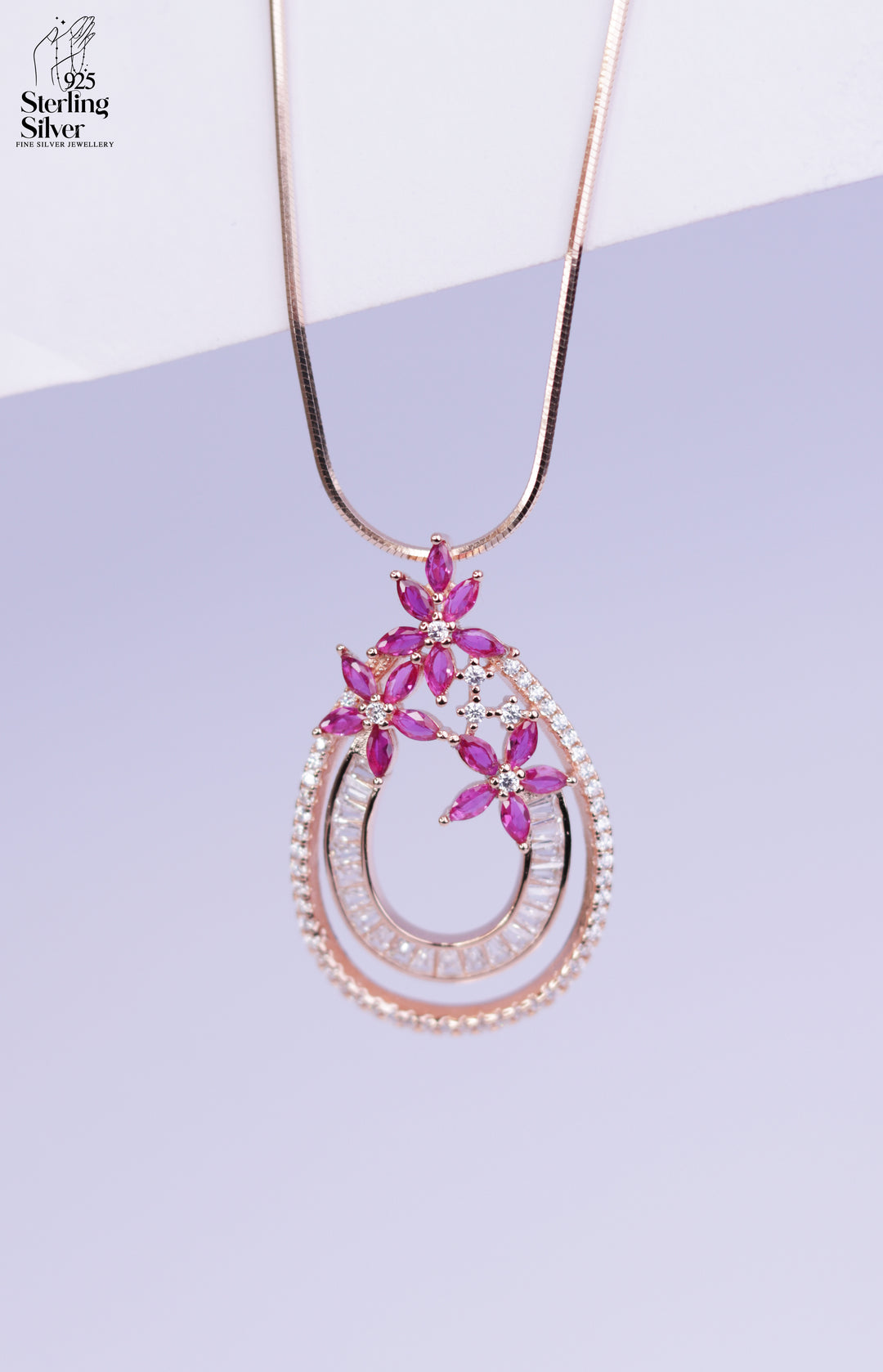 Gleam 925 Sterling Silver Pendant Set