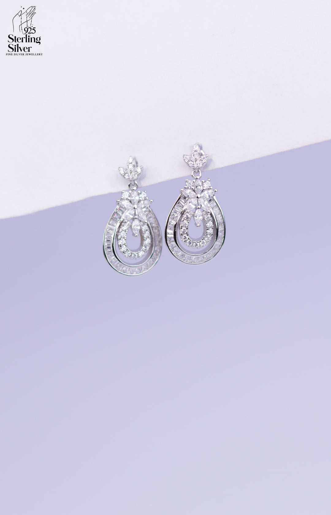 Glamour 925 Sterling Silver Pendant Set