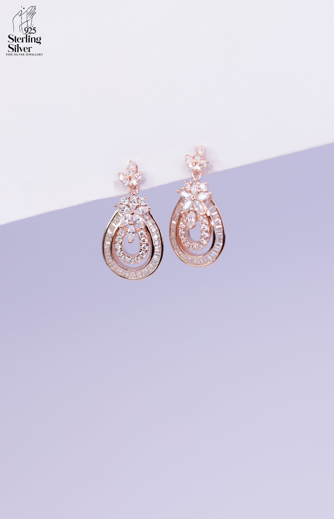 Glamour 925 Sterling Silver Pendant Set
