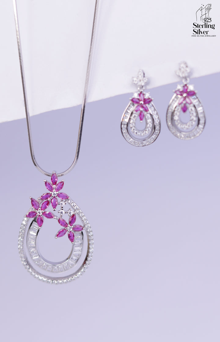 Gleam 925 Sterling Silver Pendant Set