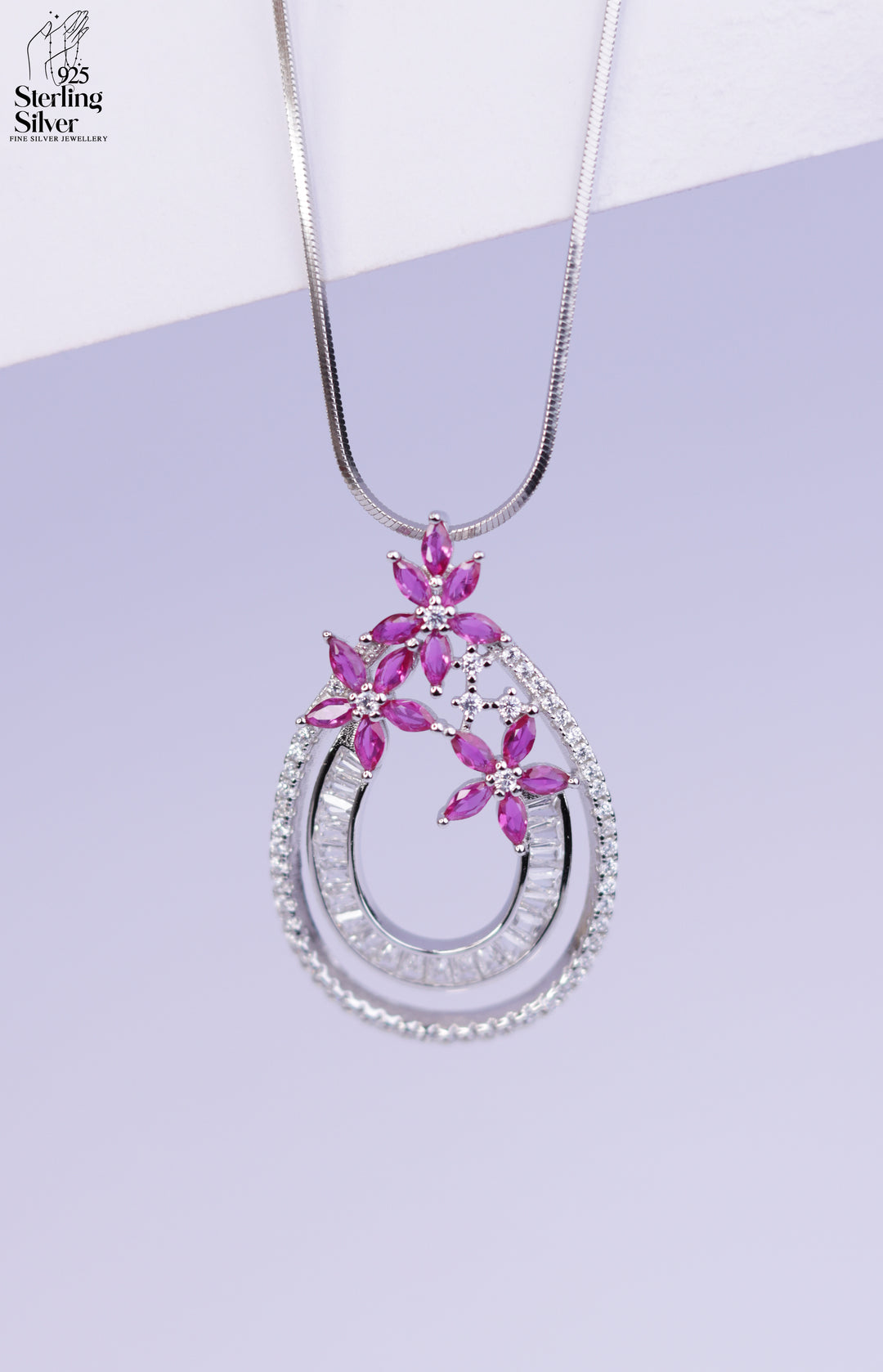 Gleam 925 Sterling Silver Pendant Set