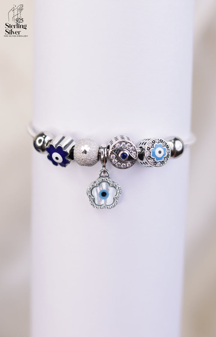 Evil Eye 925 Sterling Silver Pandora Bracelet