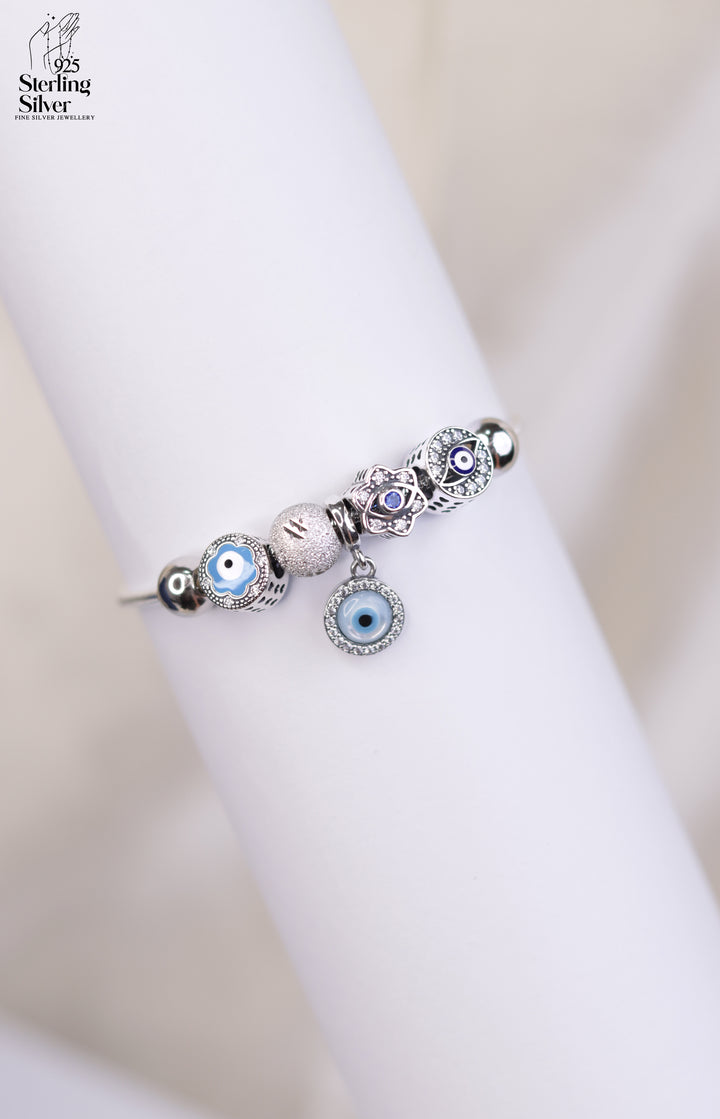 Evil Eye Charm 925 Sterling Silver Pandora Bracelet