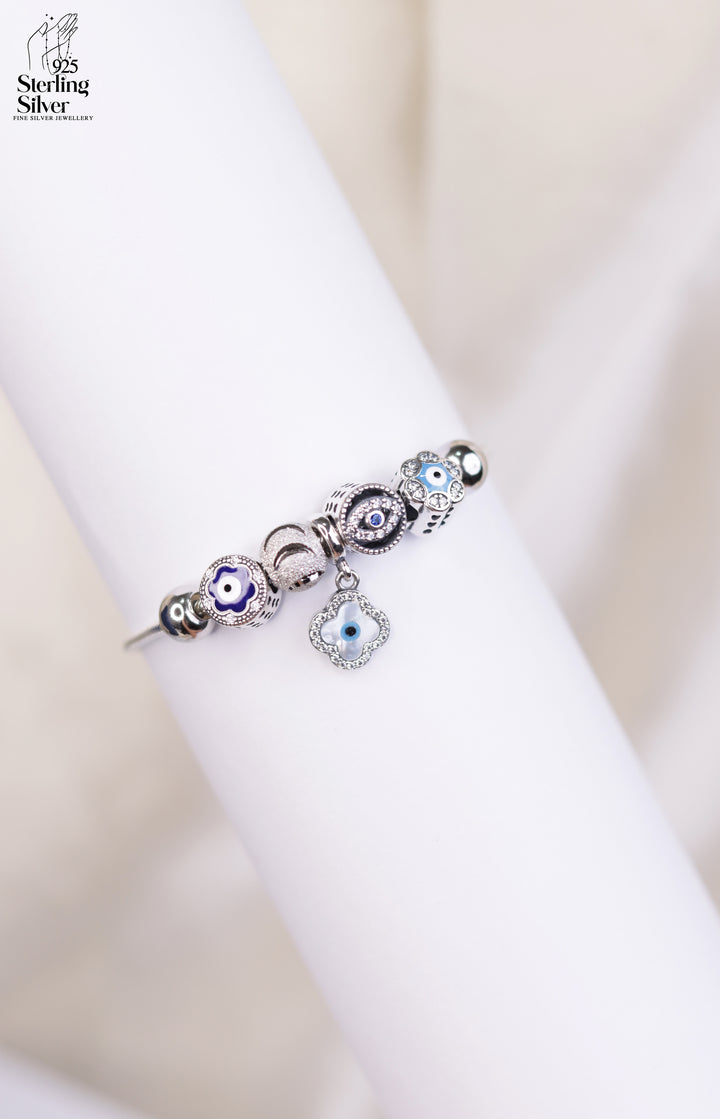 Evil Eye Nazar 925 Sterling Silver Pandora Bracelet