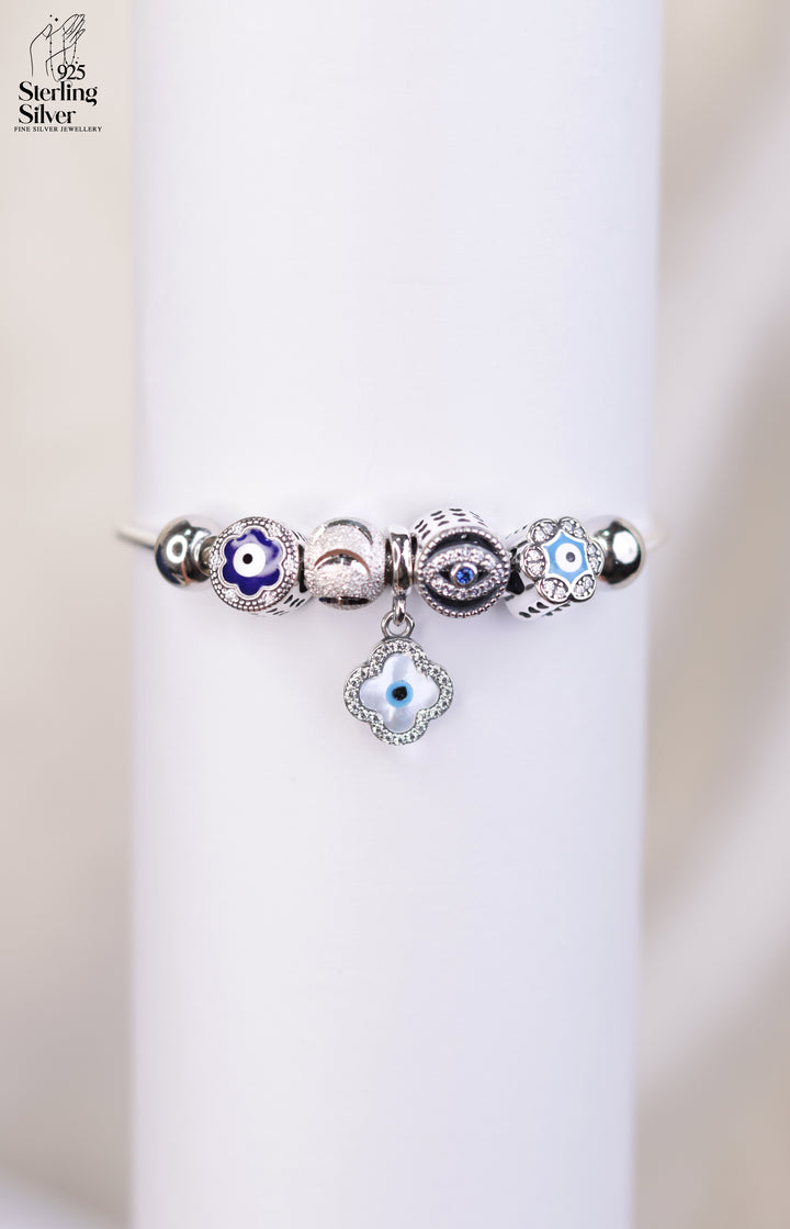 Evil Eye Nazar 925 Sterling Silver Pandora Bracelet