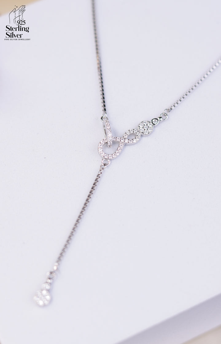 Infinite 925 Sterling Silver Chain Pendant