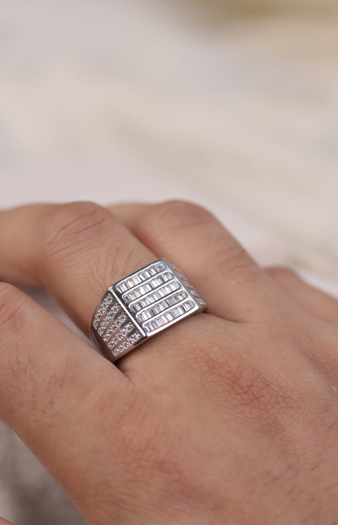 Classy Men 925 Sterling Silver Ring