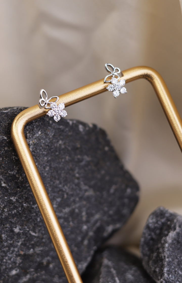 Cute Lil Butterfly 925 Sterling Silver Earrings