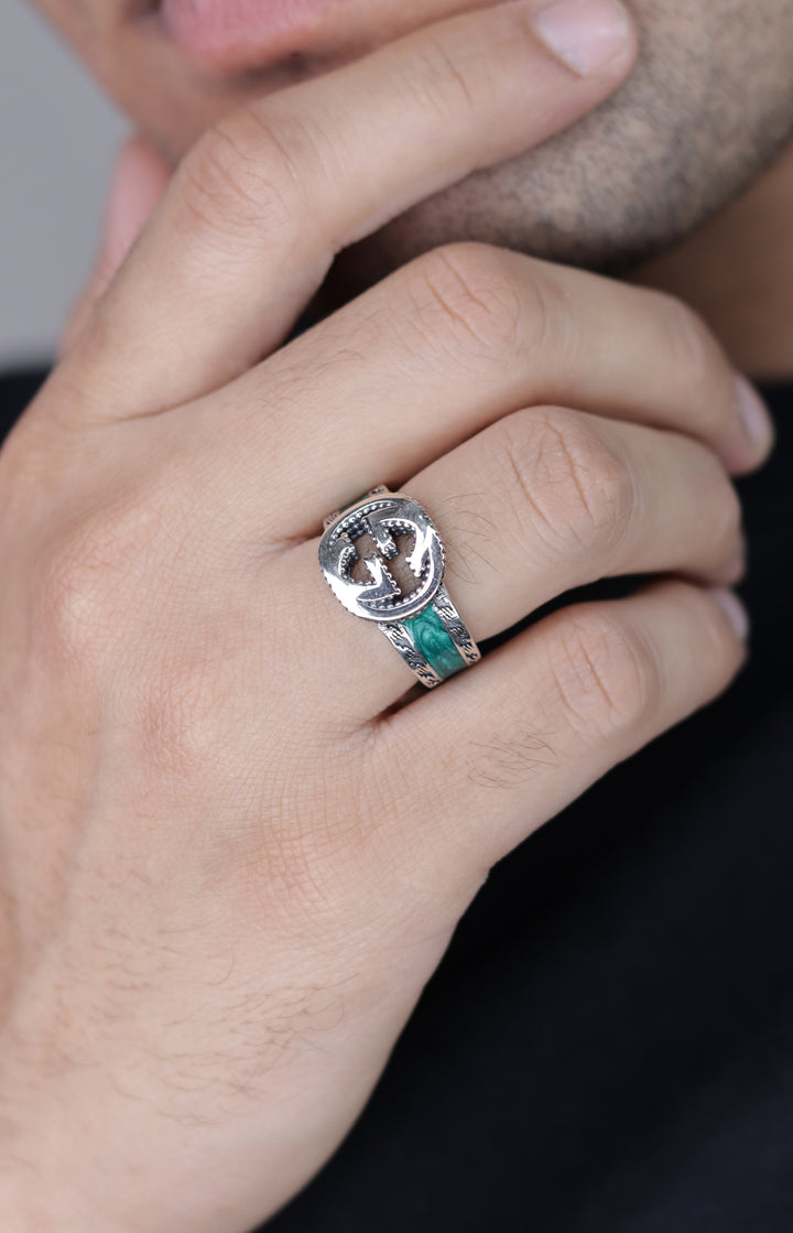 Gucci 925 Sterling Silver Men Ring