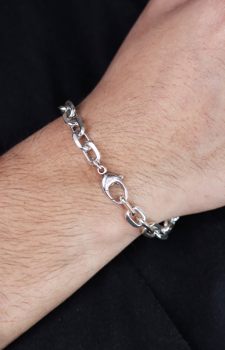 Gucci 925 Sterling Silver Linking Bracelet
