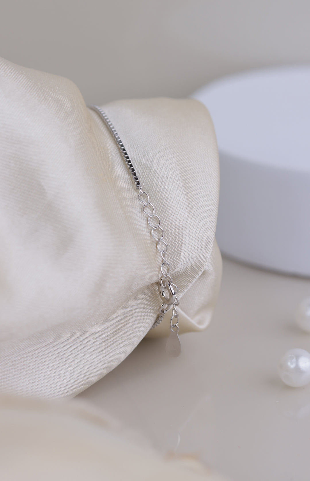 Cz Studded 925 Sterling Silver Bracelet