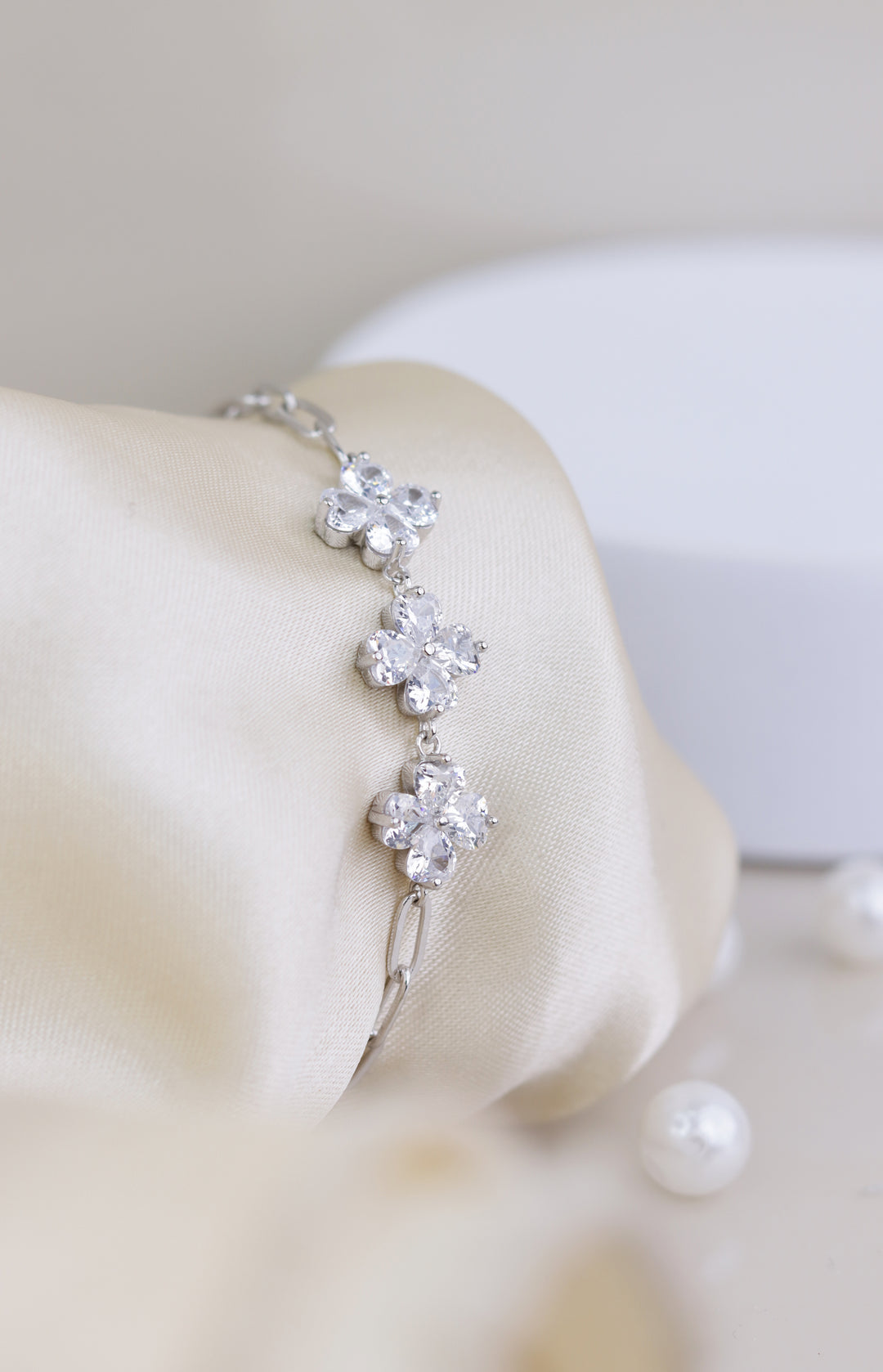 Triple Ripple 925 Sterling Silver Bracelet