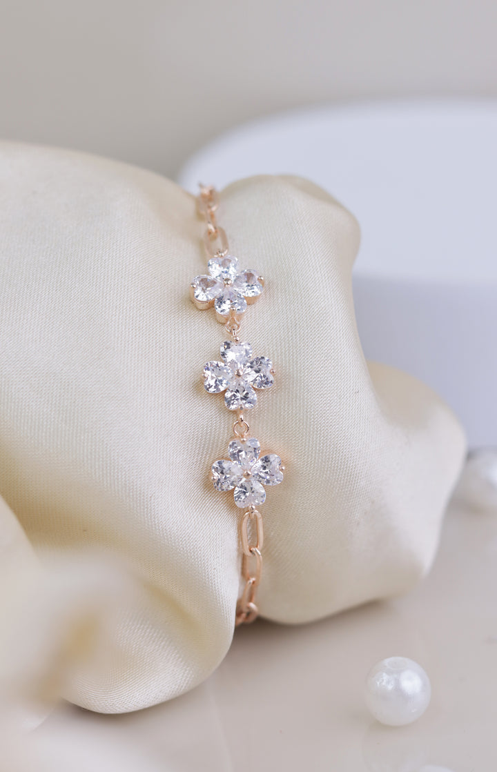 Triple Ripple 925 Sterling Silver Bracelet