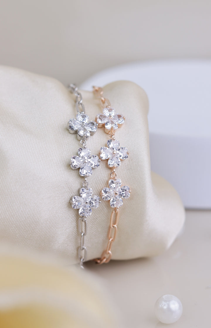 Triple Ripple 925 Sterling Silver Bracelet
