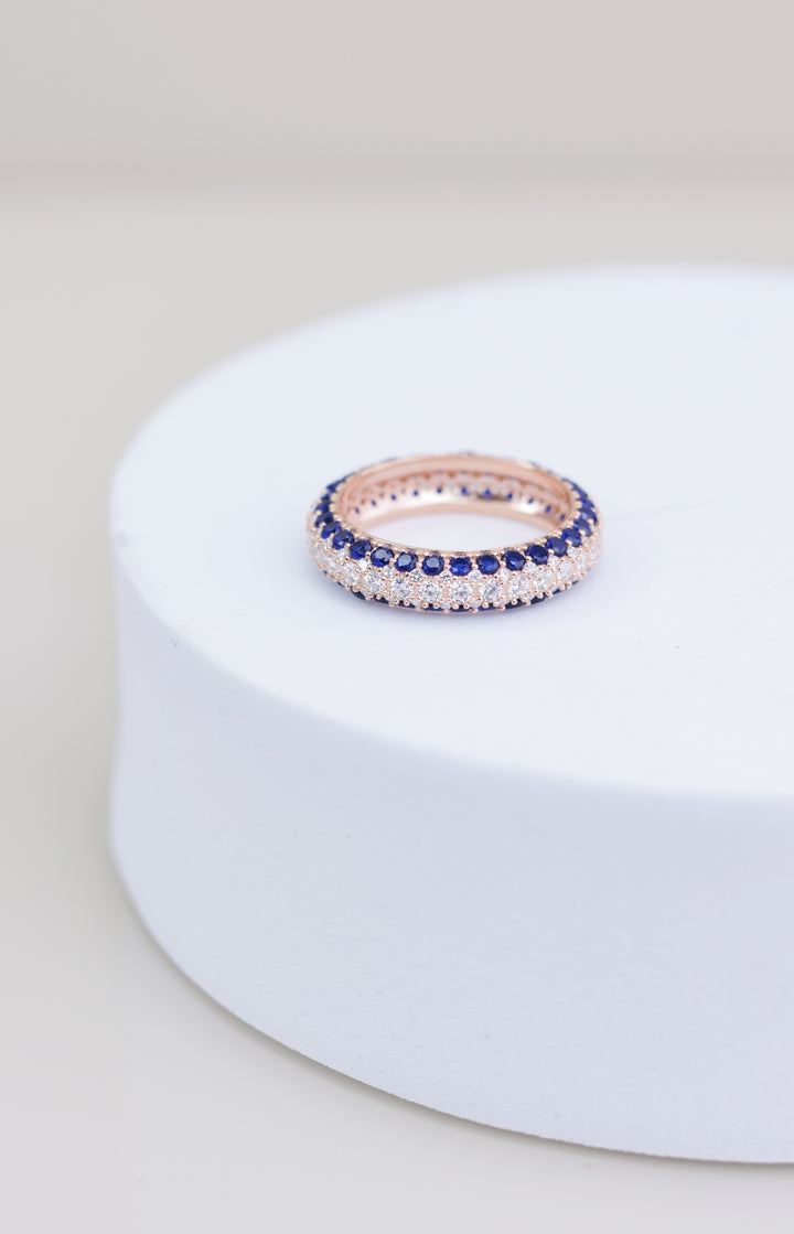 Ripple 925 Sterling Silver Band Ring