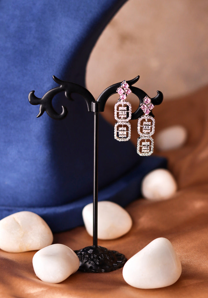 Ravishing 925 Sterling Silver Necklace with Earrings