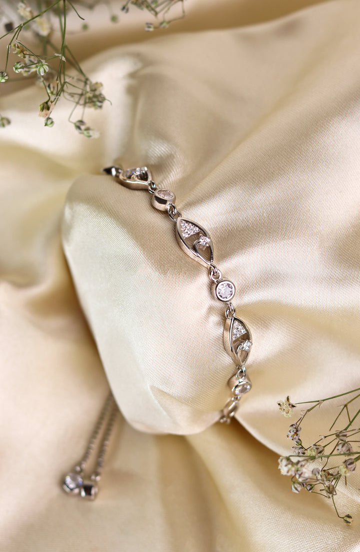 Mystic Adjustable Women 925 Sterling Silver Bracelet