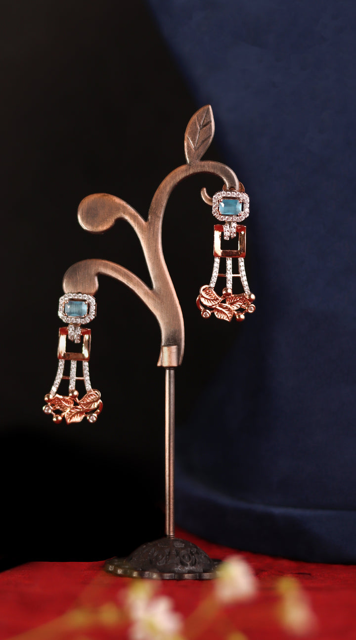 Exquisite Rose Gold 925 Sterling Silver Choker Necklace Set