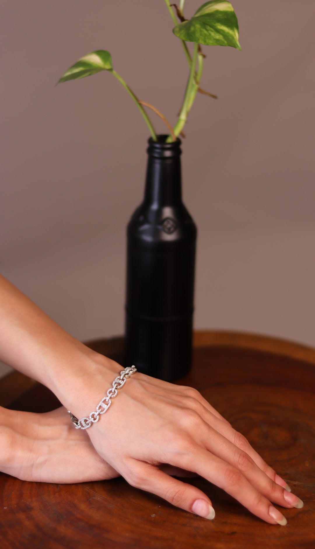 Eternal 925 Sterling Silver Cubic Zirconia Bracelet