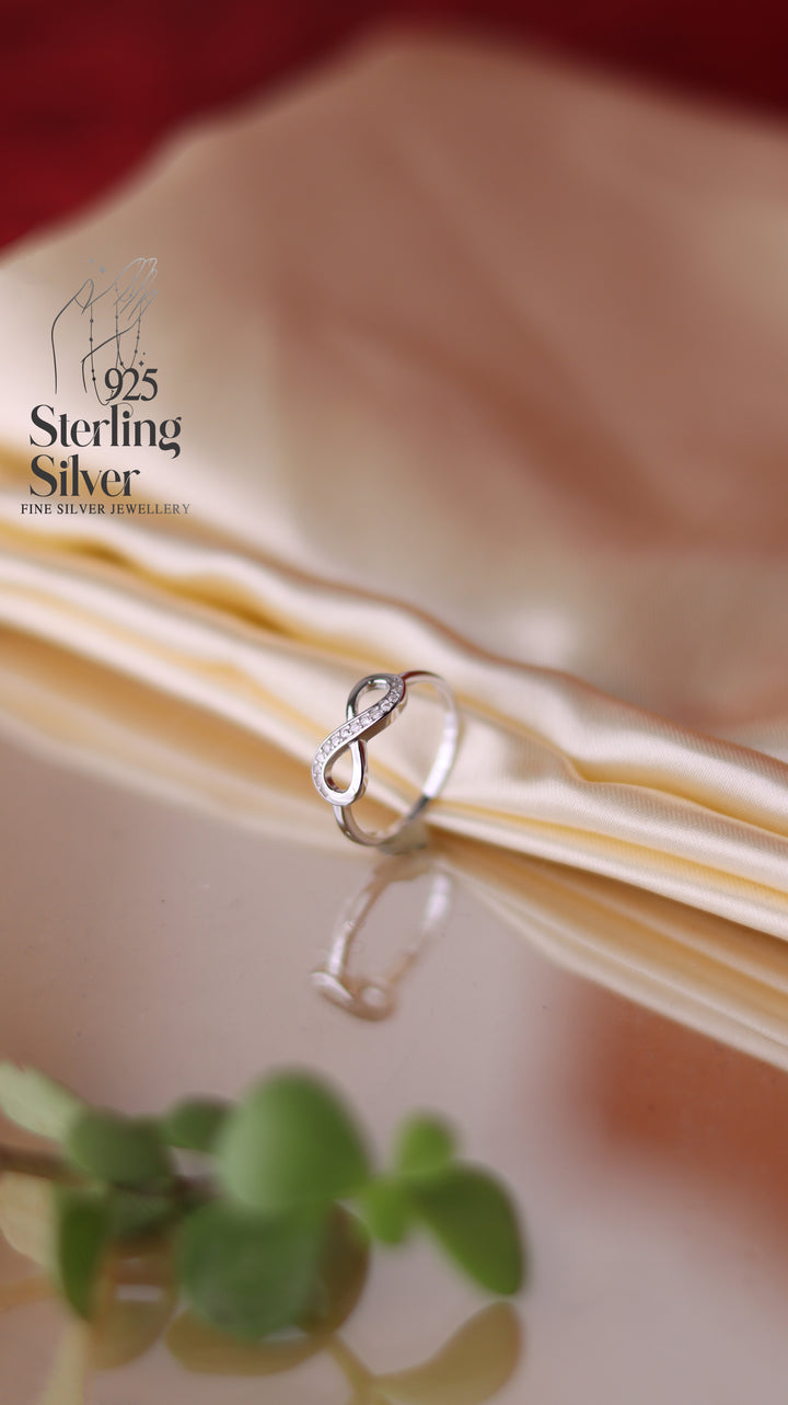 Infinity 925 Sterling Silver Women Ring