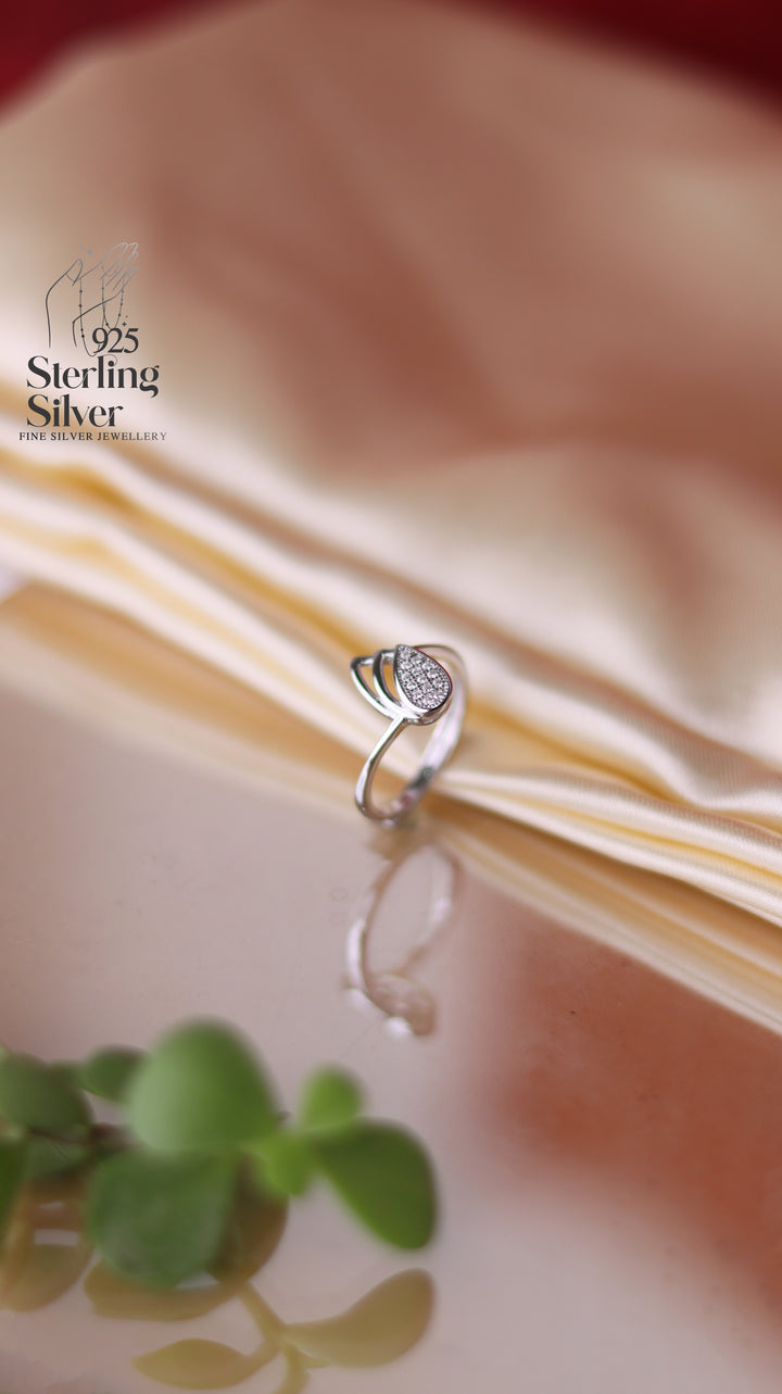 Leafy 925 Sterling Silver Women Ring