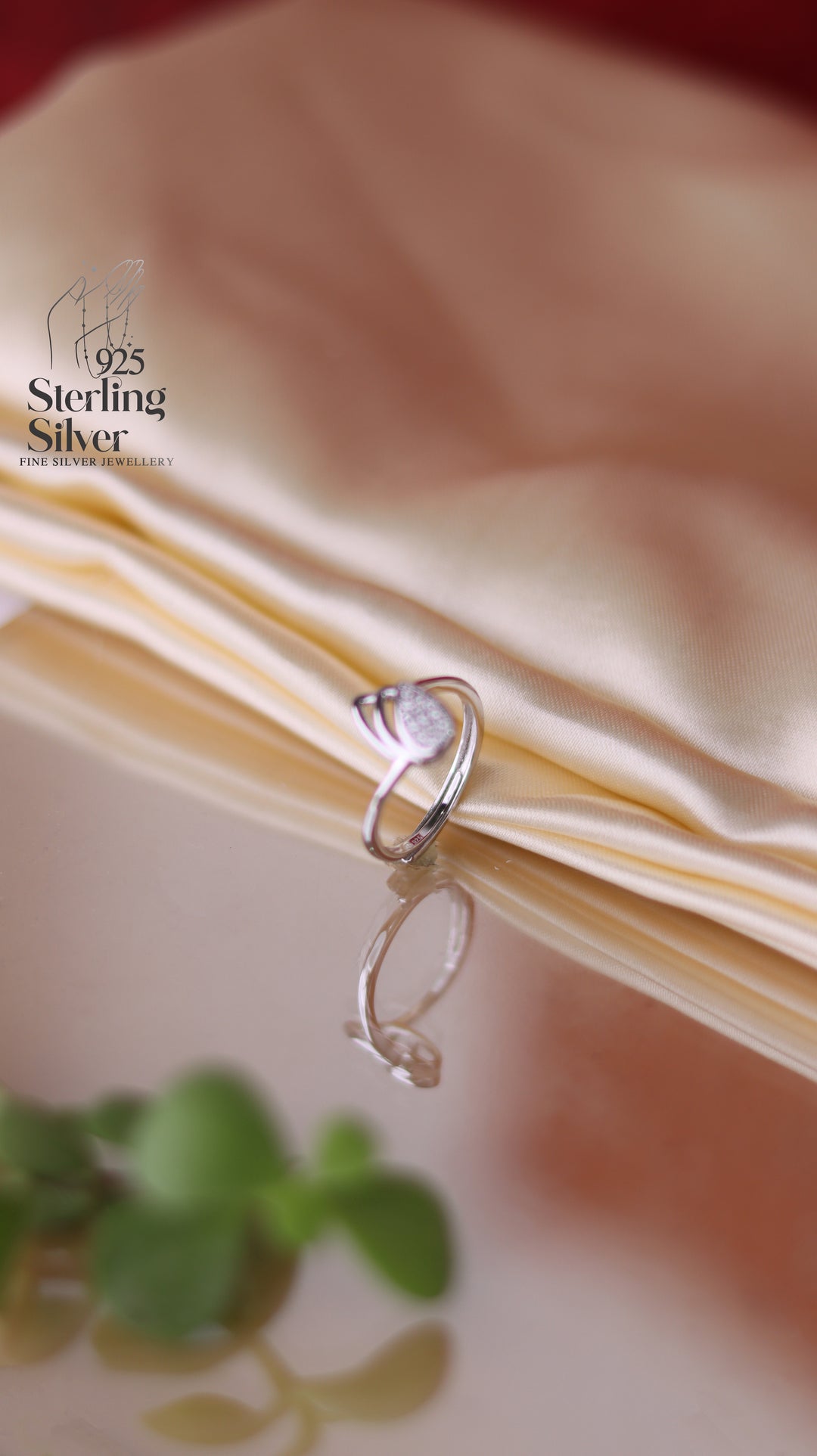 Leafy 925 Sterling Silver Women Ring
