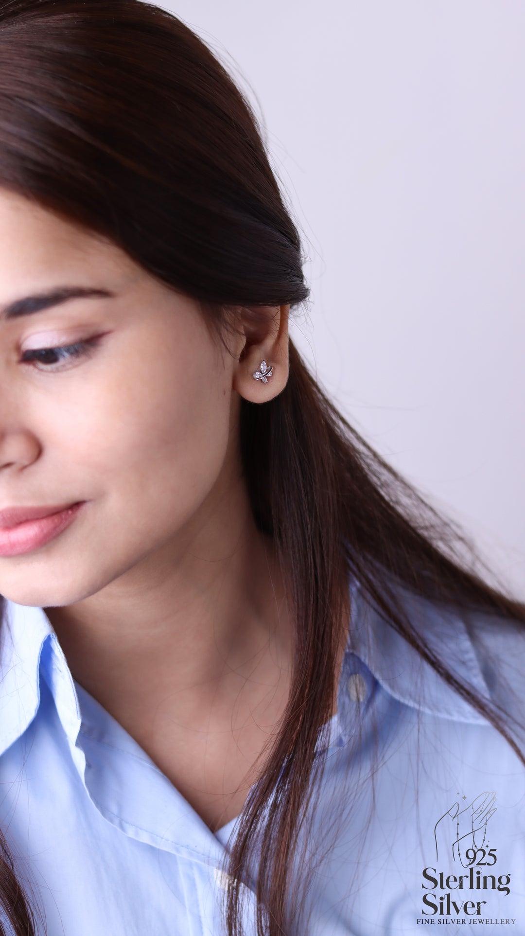Minimalist 925 Sterling Silver Earrings