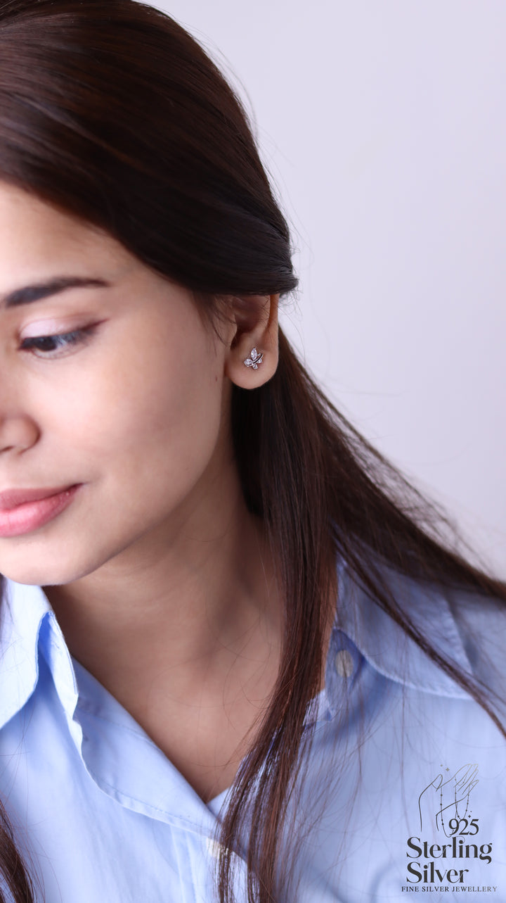 Minimalist 925 Sterling Silver Earrings