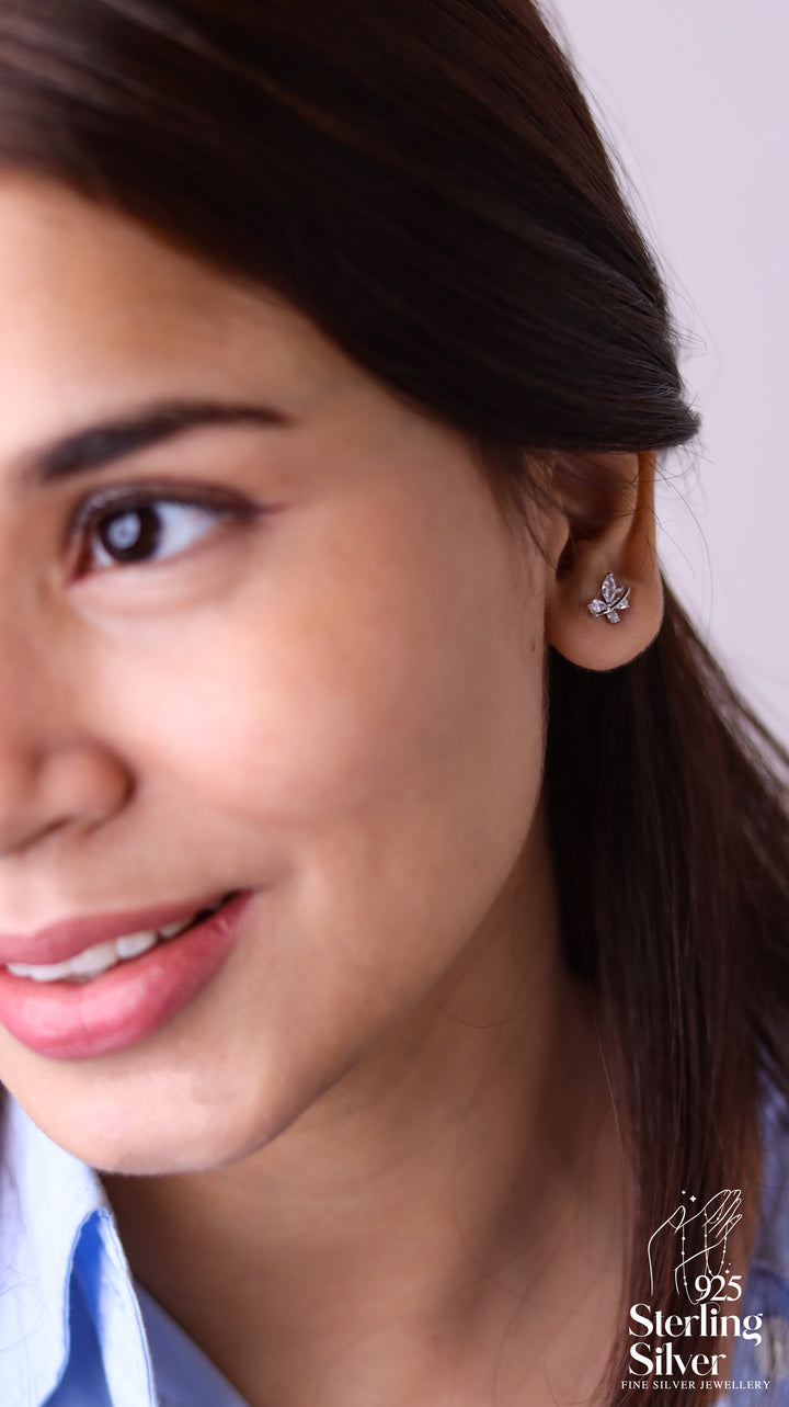 Minimalist 925 Sterling Silver Earrings
