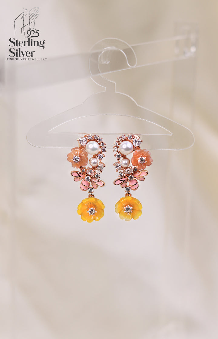 Truly 925 Sterling Silver Pearl Earrings