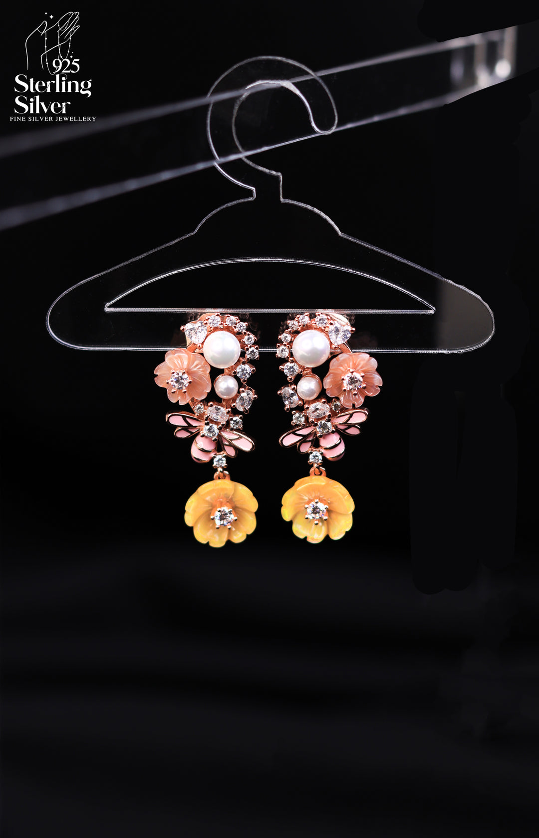 Truly 925 Sterling Silver Pearl Earrings