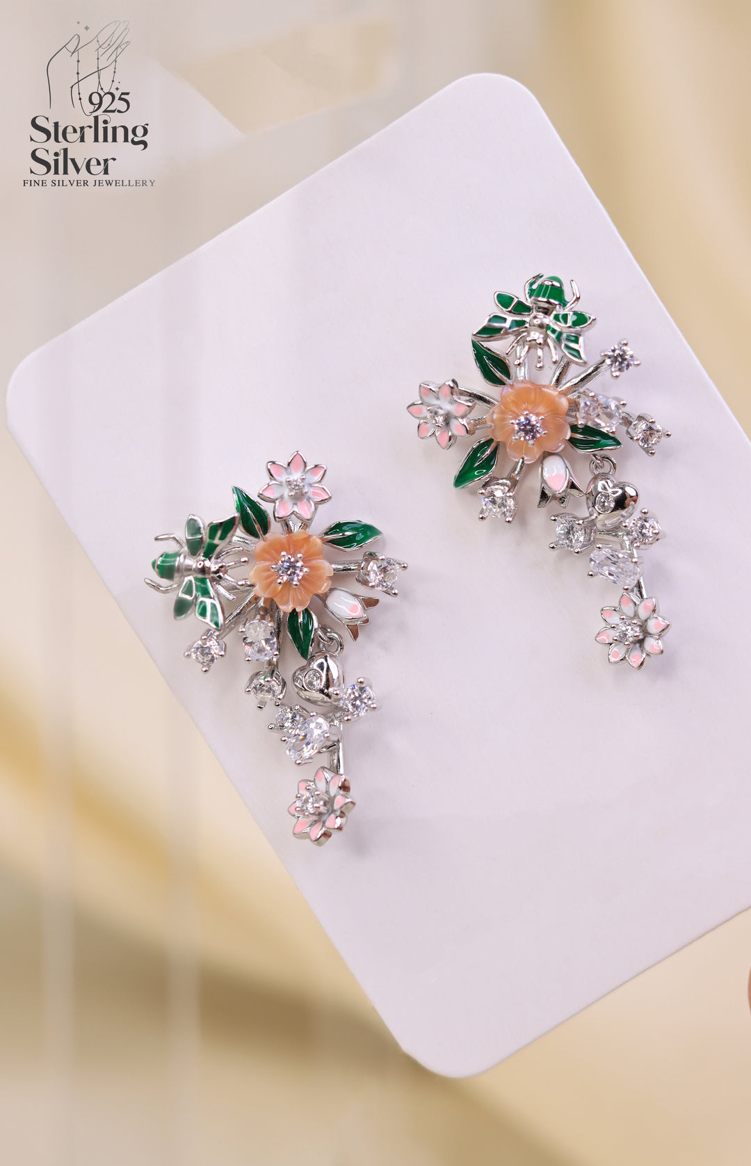 Timeless 925 Sterling Silver Pearl Earrings
