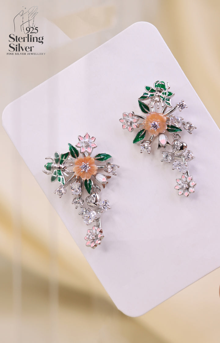 Timeless 925 Sterling Silver Pearl Earrings