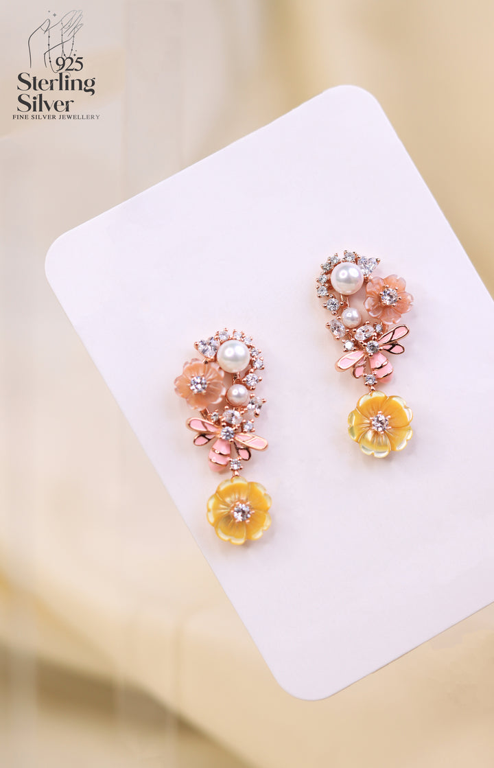 Truly 925 Sterling Silver Pearl Earrings