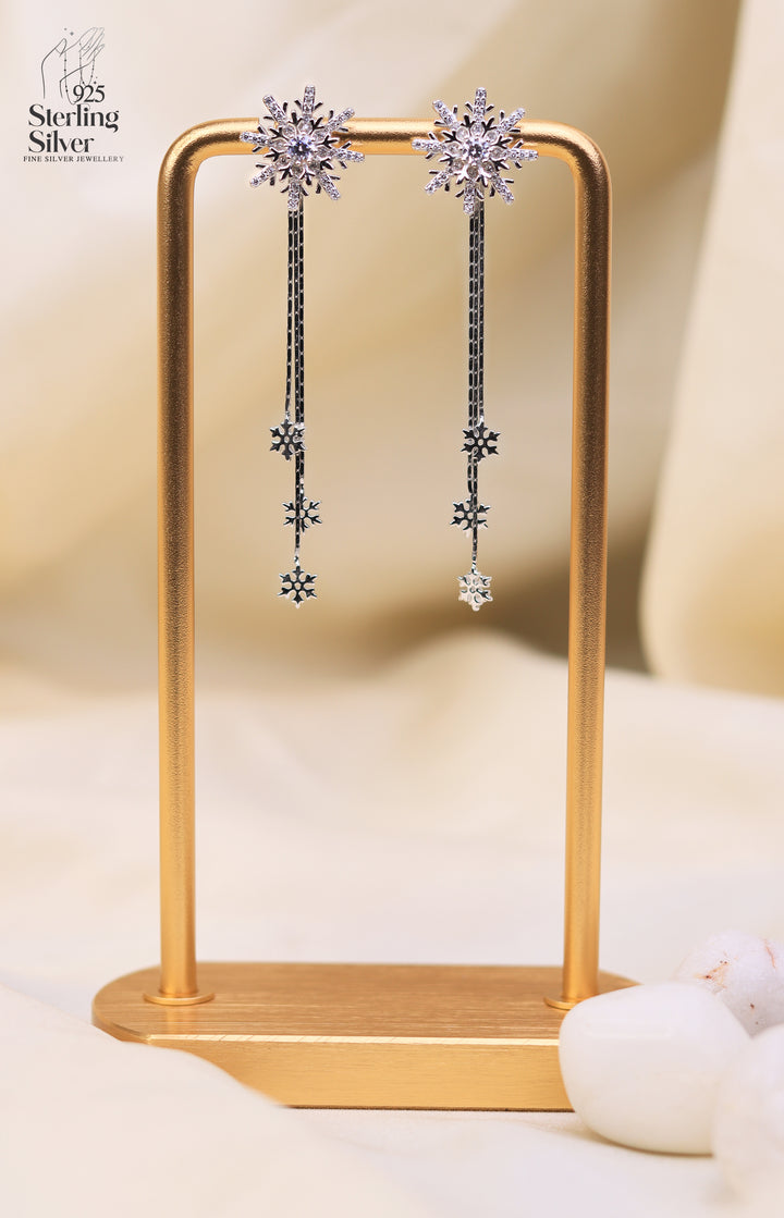 Blooming 925 Sterling Silver Earrings
