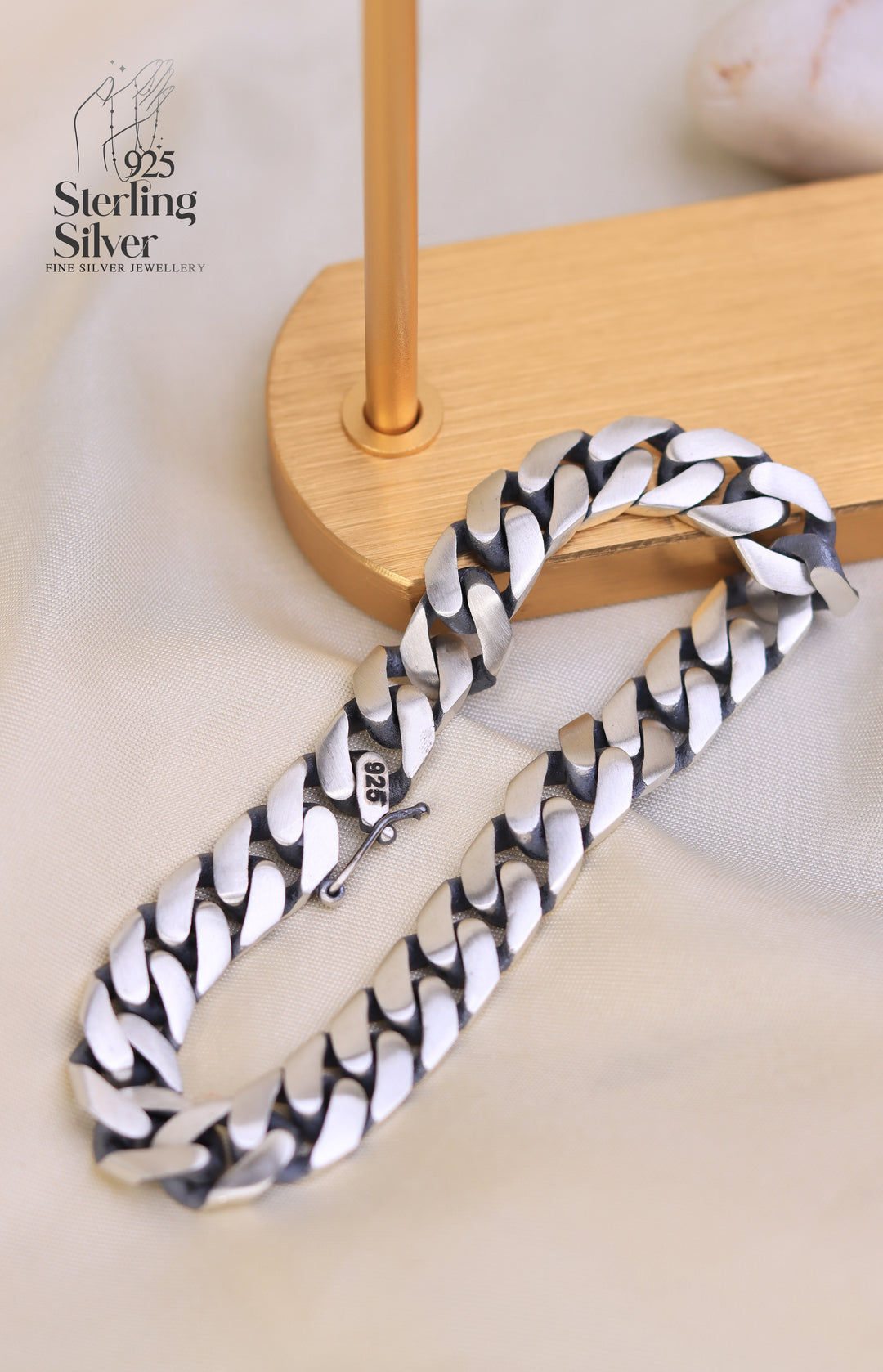 Classic Curb 925 Sterling Silver Linkage Bracelet