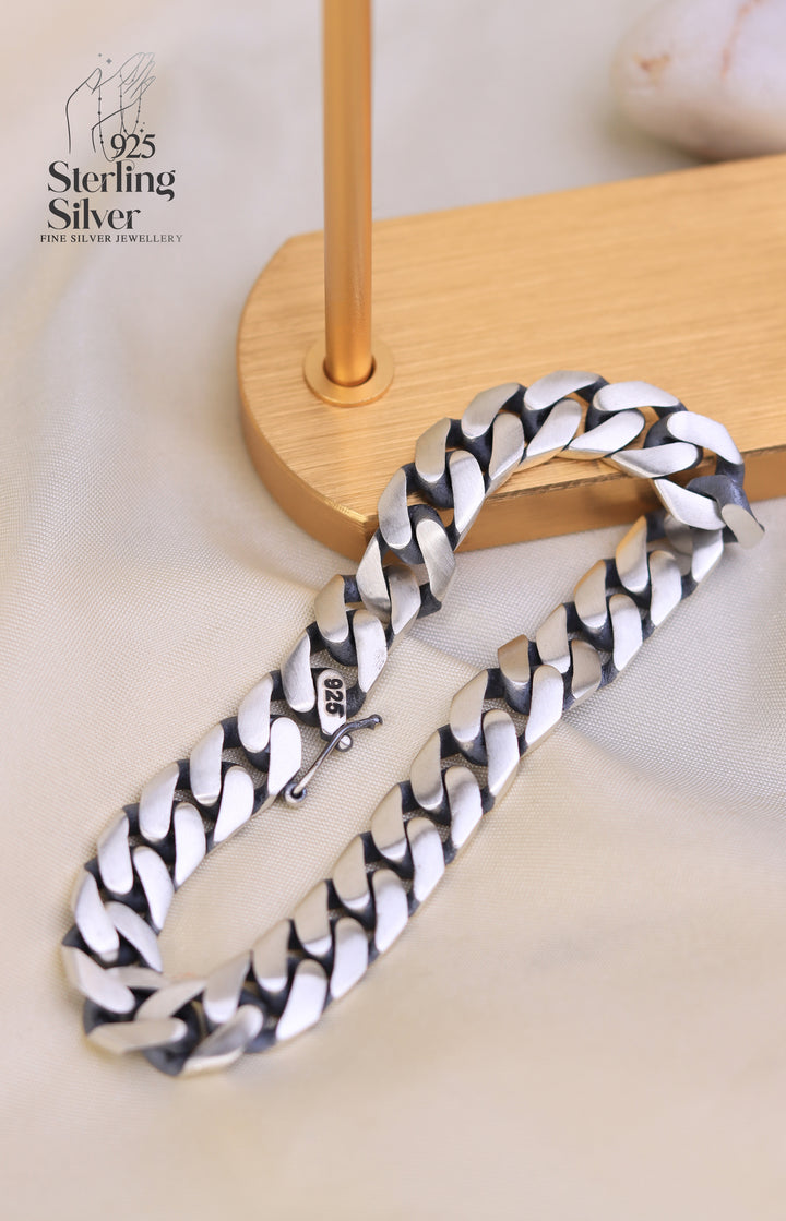 Classic Curb 925 Sterling Silver Linkage Bracelet